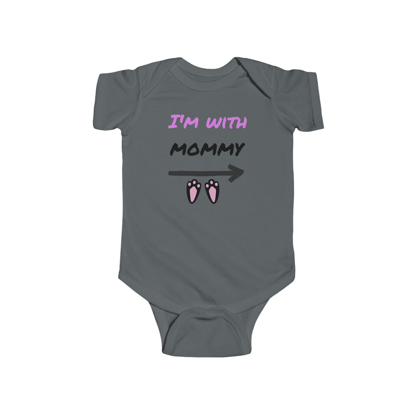 "I'm With Mommy"Cute Baby Onesie