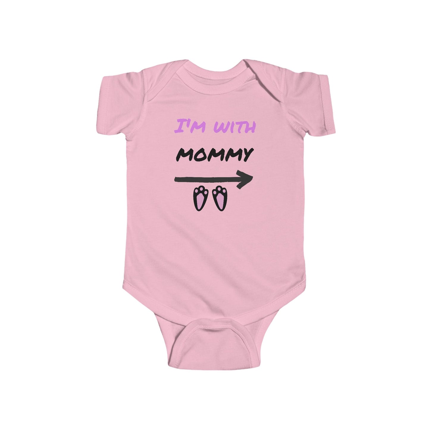 "I'm With Mommy"Cute Baby Onesie